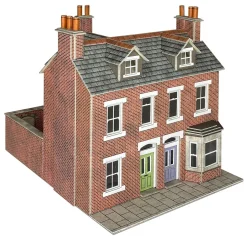 Metcalfe PO300 Terraced Houses Brick (OO Gauge)