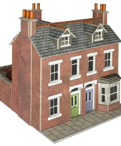 Metcalfe PO300 Terraced Houses Brick (OO Gauge)