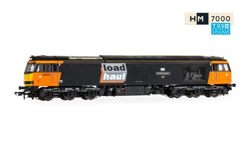 Hornby R30354TXS Class 60 - Loadhaul - 60008 'Gypsum Queen II' (ERA 9) DCC Sound (OO Gauge) Free Postage