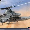 Academy 12127 US Marine Corps AH-1Z Shark Mouth Helicopter (1:35 Scale)