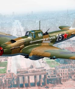 Academy 12357 Soviet Air Force Il-2M3 Berlin 1945 Fighter Aircraft (1:48 Scale)