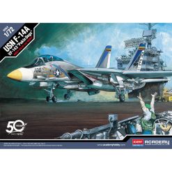 Academy 12563 US Navy F-14A VF-143 Pukin' Dogs Fighter Aircraft (1:72 Scale)