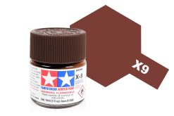 Tamiya X-09 Mini Acrylic Brown Gloss 10ml