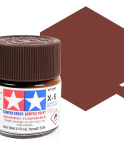 Tamiya X-09 Mini Acrylic Brown Gloss 10ml