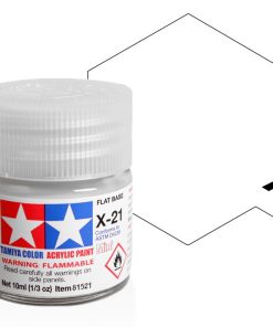 Tamiya X-21 Mini Acrylic Flat Base 10ml