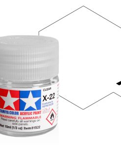 Tamiya X-22 Mini Acrylic Clear Gloss 10ml