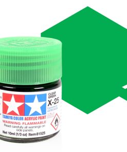 Tamiya X-25 Mini Acrylic Clear Green Gloss 10ml