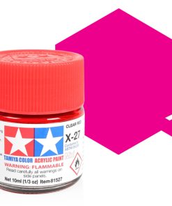 Tamiya X-27 Mini Acrylic Clear Red Gloss 10ml