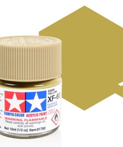 Tamiya XF-60 Mini Acrylic Dark Yellow Matt 10ml