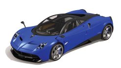 Alternative view of Airfix A55008 Starter Set - Pagani Huayra (1:43 Scale)