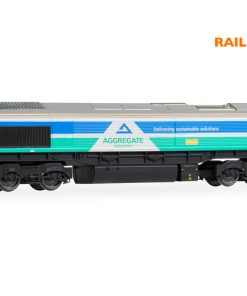 Hornby R30428 RailRoad Plus: Class 66 - Aggregates Industries - 66711 'Sence' (ERA 11) Dcc Ready 21 Pin (OO Gauge) Free Postage