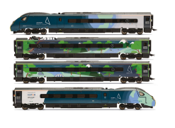 Hornby R30444 Avanti West Coast Class 390 - 390121 'COP26' Livery 4 Car Train Pack Dcc Ready 21 Pin Socket (OO Gauge) Free Postage