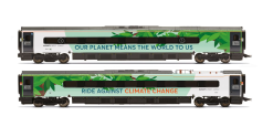 Hornby R40451 Avanti West Coast - Class 390 - 'Climate change' livery - Coach Pack 1 (ERA 11) (OO Gauge) Free Postage