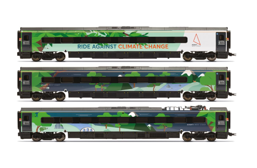 Hornby R40483 Avanti West Coast - Class 390 - 'Climate Change' Livery - Coach Pack 3 (ERA 11) (OO Gauge) Free Postage