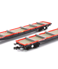 Revolution Trains RT-N-YLA-205 YLA Mullets Railfreight Red & Yellow Mullet Branding Twin Pack No.DC967594 and DC967620 (N Gauge)