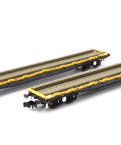 Revolution Trains RT-N-YQA-209 YMA/YQA Parr Departmental Yellow Twin Pack No. DC967555 (grey underframe) DC967569 (black underframe) N Gauge