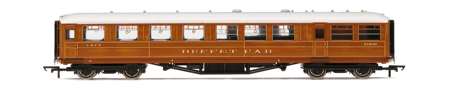 Hornby R40455 LNER - Gresley Corridor - 21609 - Buffet Car (ERA 3) (OO Gauge)