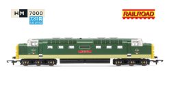 Hornby R30438TXS RailRoad: Class 55 (Deltic) - BR - 55002 'The Kings own Yorkshire Light Infantry' (ERA 6) Dcc Sound Fitted (OO Gauge) Free Postage