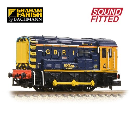 Graham Farish 371-016KSF Class 08 08818/No. 4 ‘Molly’ GBRf/Harry Needle Railroad Company (N Gauge)