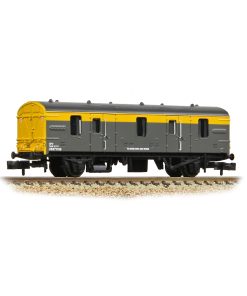 Graham Farish 374-645 BR Mk1 QPV (Ex-CCT) Covered Carriage Truck BR Engineers Grey & Yellow (N Gauge)