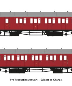 Rapido Trains 946003 Dia E140 B Set – BR Crimson (OO Gauge)