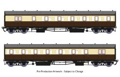 Rapido Trains 946011 Dia E140 B Set – BR (W) Chocolate and Cream (OO Gauge)