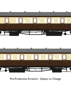 Rapido Trains 946011 Dia E140 B Set – BR (W) Chocolate and Cream (OO Gauge)