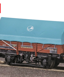 Peco NR-1200B NEW China Clay Hood Wagon, UCV B743665, Bauxite (N Gauge)