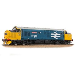 Bachmann Branchline 35-309 Class 37/0 Centre Headcode 37260 'Radio Highland' BR Blue (Large Logo) Dcc Ready Plux 22 Socket (OO Gauge)