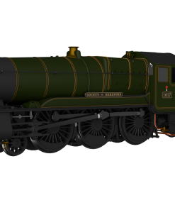 Rapido Trains 954003 GWR County No.1017 ‘County of Hereford’ BR (Egyptian) Lined Green Dcc Ready 21 Pin (OO Gauge) Free Postage
