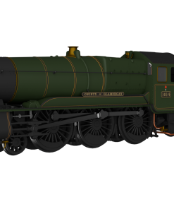 Rapido Trains 954507 GWR County No.1014 ‘County of Glamorgan’ BR Lined Green Early Crest Dcc Sound Fitted (OO Gauge) Free Postage