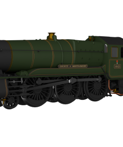 Rapido Trains 954508 GWR County No.1021 ‘County of Montgomery’ BR Lined Green Late Crest Dcc Sound Fitted (OO Gauge) Free Postage