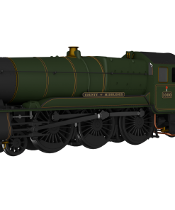 Rapido Trains 954009 GWR County No.1000 ‘County of Middlesex’ BR Lined Green Late Crest Dcc Ready 21 Pin (OO Gauge) Free Postage