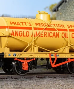 Oxford Rail OR76TK2011 12T Tank Wagon - Pratt's Perfection Spirit No.795 (OO Gauge)