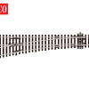 Peco SL-E96 Turnout, Medium Radius, Left Hand (OO Gauge)