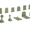 Hornby R7297 Assorted Grave Stones & Monuments (OO Gauge)