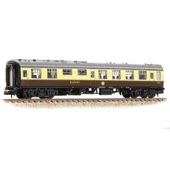 Graham Farish 374-109B BR Mk1 RMB Restaurant Miniature Buffet BR (WR) Chocolate & Cream (N Gauge)