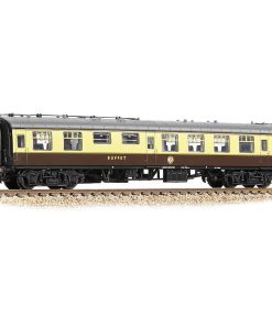 Graham Farish 374-109B BR Mk1 RMB Restaurant Miniature Buffet BR (WR) Chocolate & Cream (N Gauge)