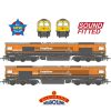 Bachmann Branchline 50-011SF Class 66/5 66501 Freightliner 60 1965-2025 Freightliner Orange Dcc Sound (OO Gauge) Free Postage