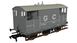 Rapido Trains 975002 GCR 15T 6w Brake – GC Grey No.9365 (OO Gauge)