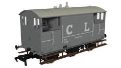 Rapido Trains 975004 GCR 15T 6w Brake – CLC (Early) Grey No.2166 (OO Gauge)