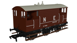 Rapido Trains 975007 GCR 15T 6w Brake – LNER Bauxite pre-1936 No.509494 (OO Gauge)