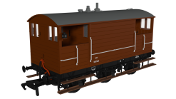 Rapido Trains 975011 GCR 15T 6w Brake – BR (LNER) Freight Oxide No.E531771 (OO Gauge)