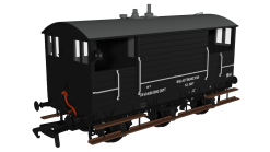 Rapido Trains 975015 GCR 15T 6w Brake – BR Bauxite No.DE634310 (OO Gauge)