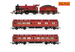 Hornby R30377 RailRoad MR Class 4P Compound Train Pack - Era 3 Dcc Ready 8 Pin (OO Gauge)
