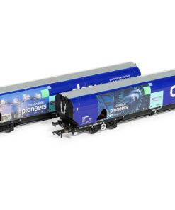 Hornby R60177A Drax Biomass Wagon Pack, 83700698083-8 & 83700698158-8 Era 11 (OO Gauge)