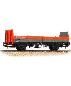 Bachmann Branchline 38-041D BR OBA Open Wagon High Ends BR Railfreight Red & Grey (OO Gauge)