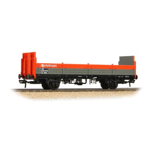 Bachmann Branchline 38-041D BR OBA Open Wagon High Ends BR Railfreight Red & Grey (OO Gauge)
