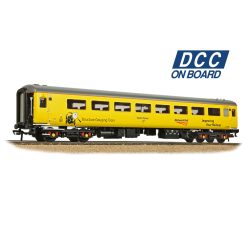 Bachmann Branchline 39-682DC BR Mk2F ex-TSO Structure Gauging Train Coach Network Rail Yellow Dcc Fitted (OO Gauge)