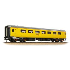Alternative view of Bachmann Branchline 39-689 BR Mk2F ex-RFB Staff Coach Network Rail Yellow Era 9 (OO Gauge)